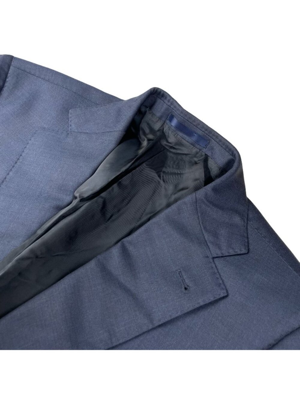 Proper Cloth Men's 100% Wool Slim Fit 2-Button Blazer Navy Blue • 40R US